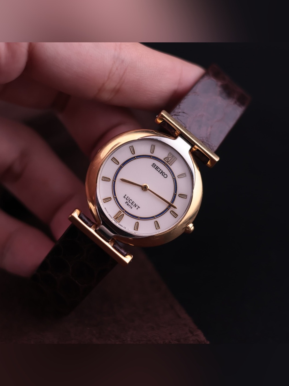 Vintage 1994 Seiko Lucent “Paris” 7N00-618A Women’s Watch